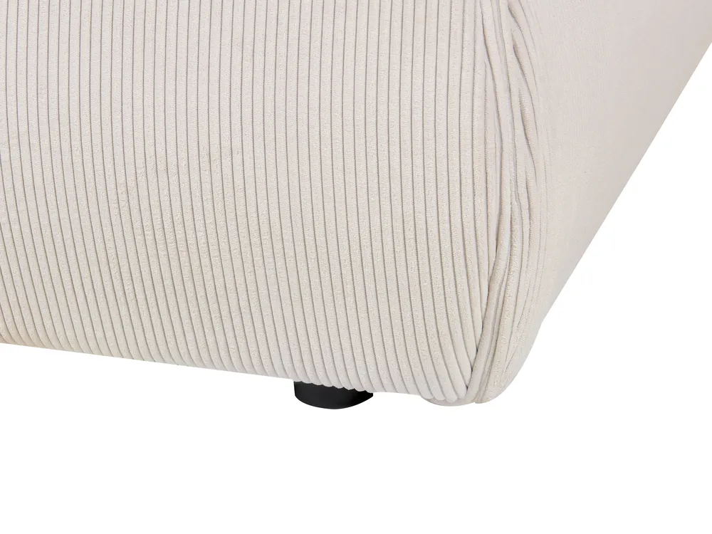 Bett mit Lattenrost Cord VINAY 180 x 200 cm Hellbeige_879963