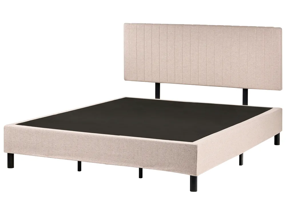 Boxspringbett Stoff COUNTESS 180 x 200 cm Beige_1054334