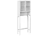 Waschmaschinen-/WC-Schrank OKARCHE 63 cm Bambus Weiß