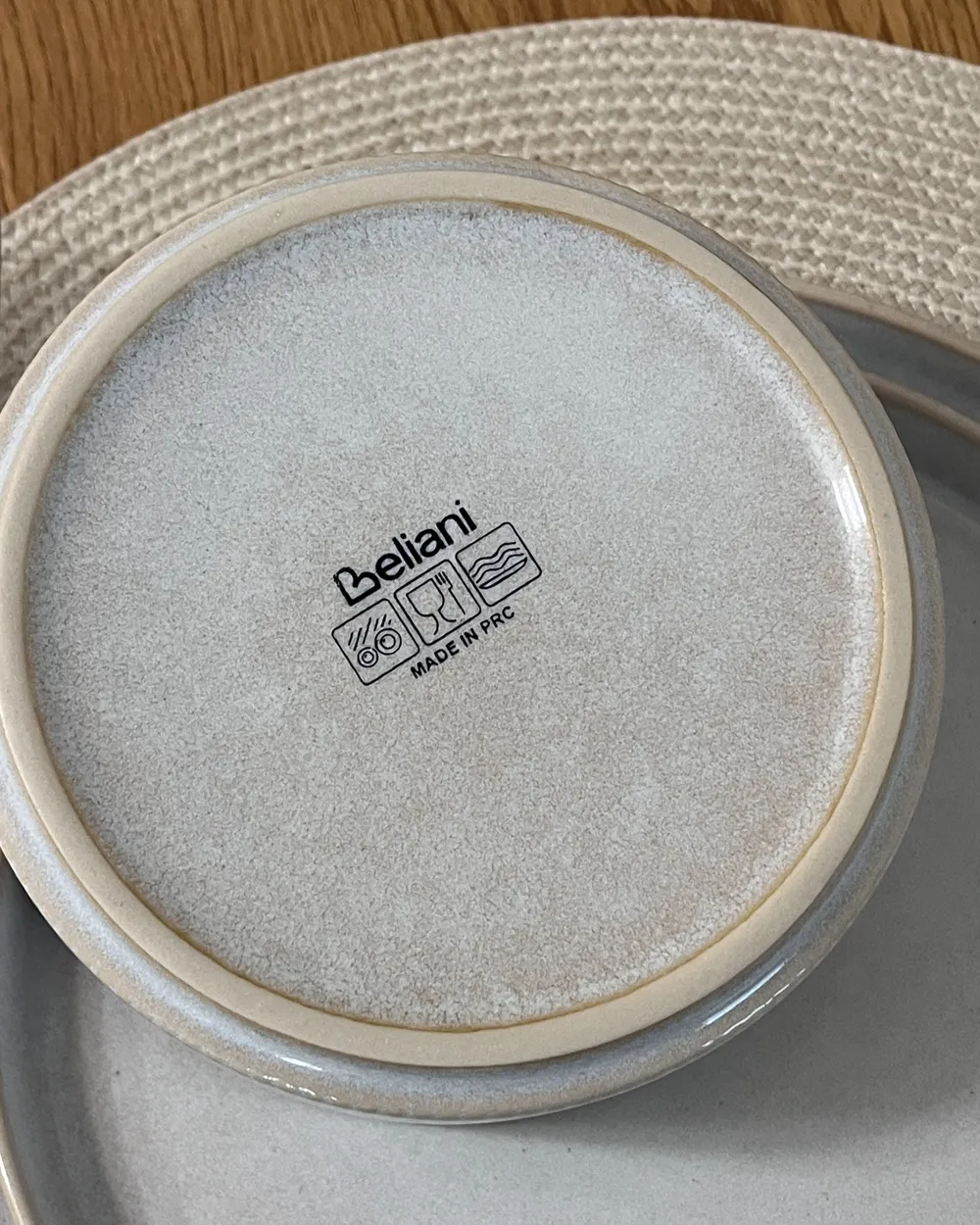 Set of 24 Dinnerware SPIKENARD Stoneware Off-White_1017924