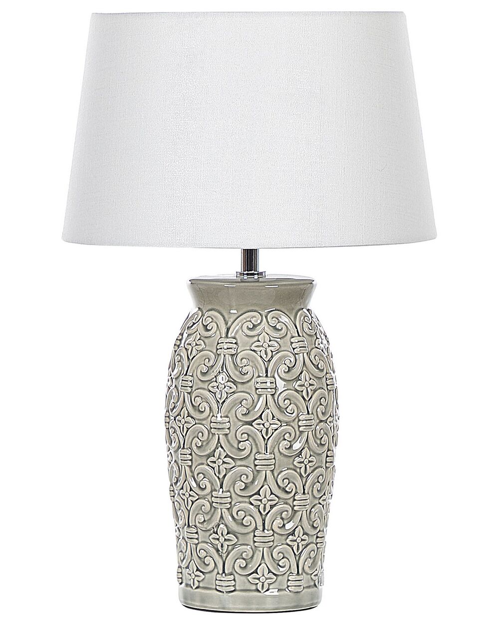 Table Lamp KHOPER Ceramic Grey