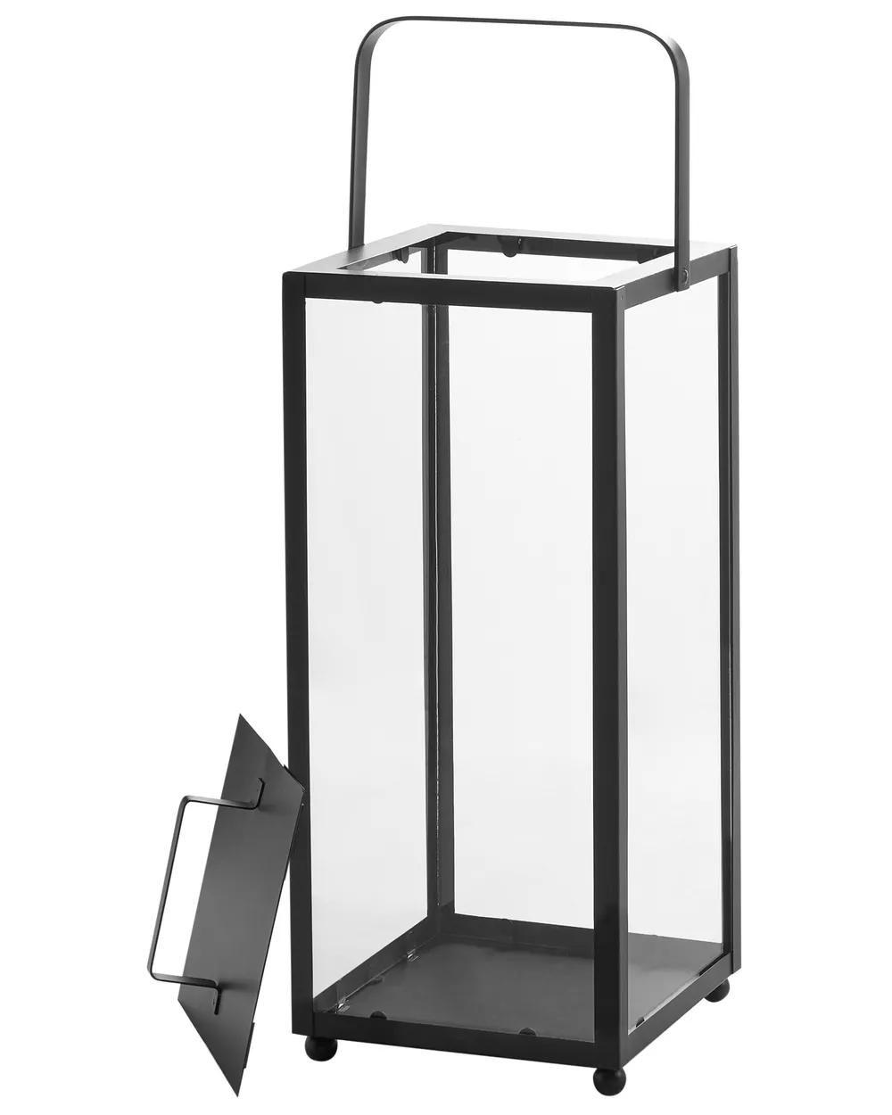 Laterne LEPAR 53 cm Metall Schwarz_817752