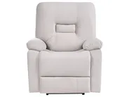 Sofa Set elektrisch verstellbar 6-Sitzer BERGEN mit USB-Anschluss Samtstoff Hellbeige_1064831
