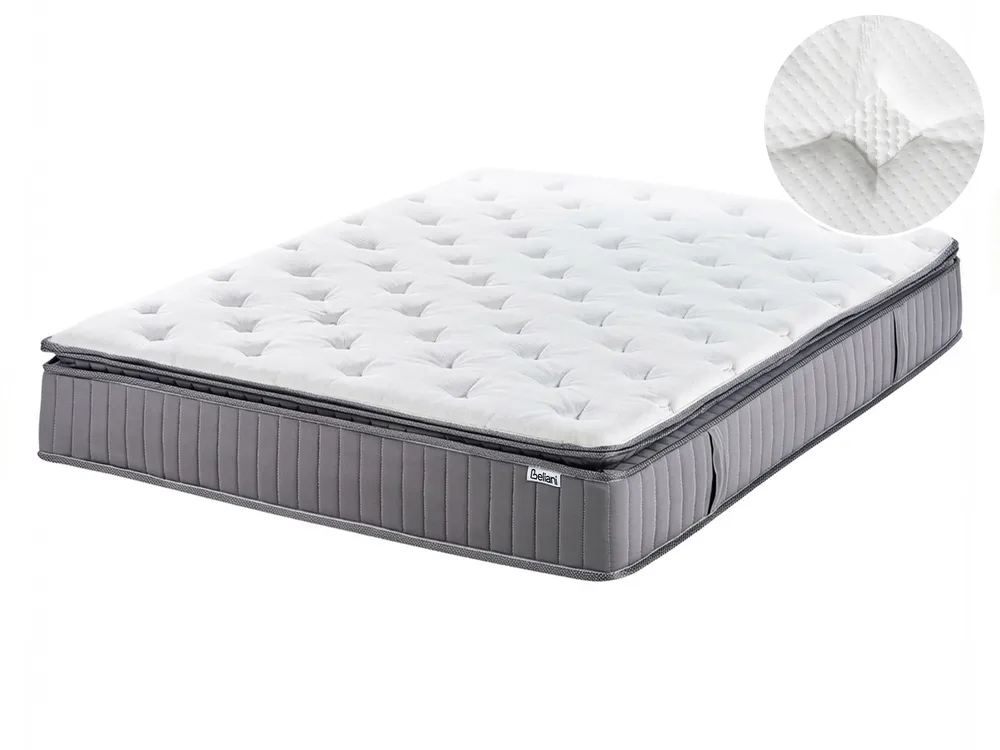 Gel-Memoryschaum-Taschenfederkernmatratze COOL HYBRID 7 PRO H3/4 Fest 120 x 200 cm