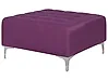 Ottomane ABERDEEN Stoff Violett