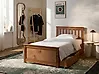 Bett mit 2 Schubladen OLENDON Kiefernholz Braun 90 x 200 cm