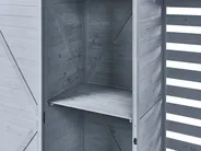 Geräteschuppen CENGIO 130 cm 57 cm Tannenholz Grau_1015053