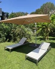 Ampelschirm 250 cm MONZA Dunkelbeige_940507