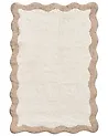 Badematte NANGAL Braun / Beige 60 x 90 cm Baumwolle