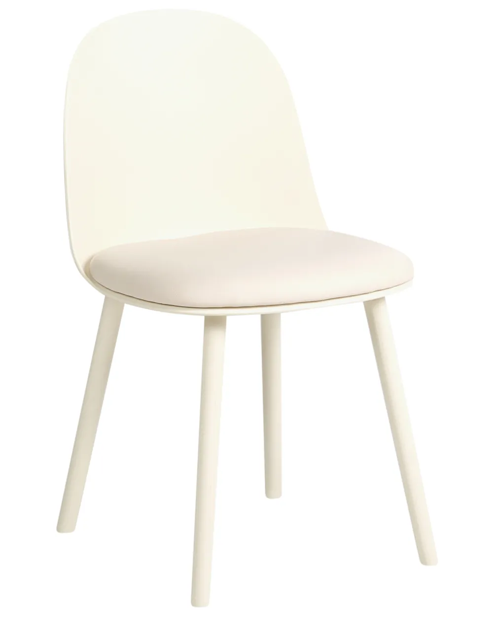 Esszimmerstuhl 2er Set ANKENY Kunstleder Hellbeige_1100175