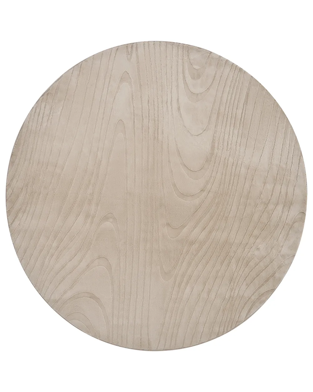 Kunstfellteppich ONTAKE Beige ø 160 cm