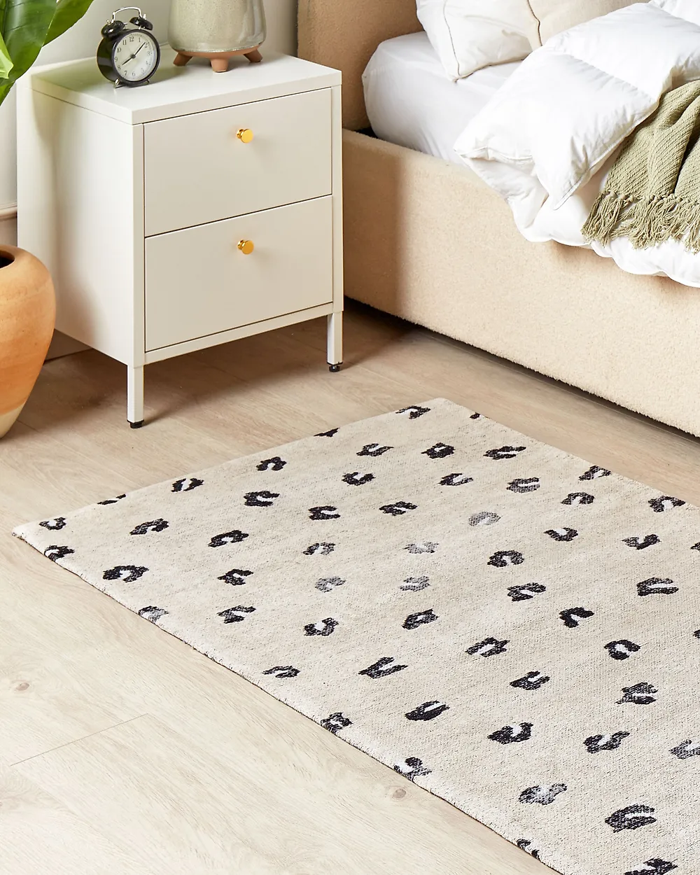 Rug AFIS Beige 80 x 150 cm Cotton_1182625