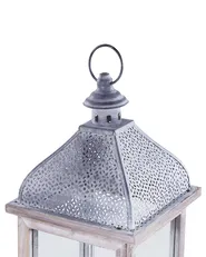 Lantern SAMAR 47 cm Pine Wood White_817768