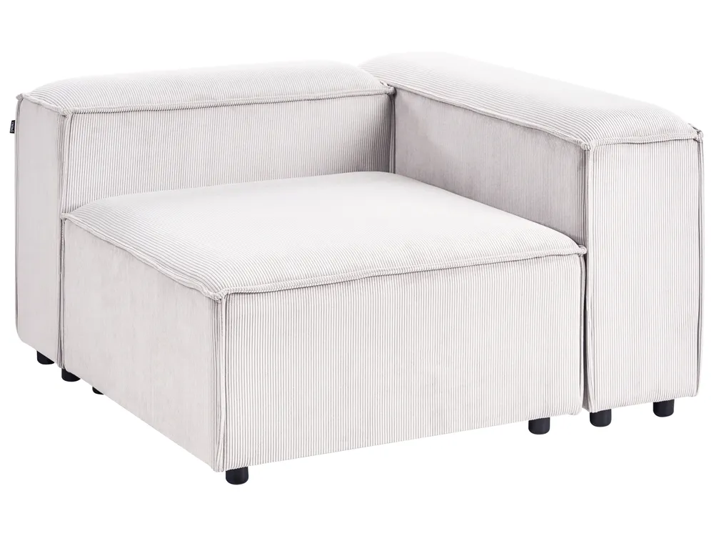 Modul Ecksofa 4-Sitzer ARDAL Cord Cremeweiß rechtsseitig_1008128