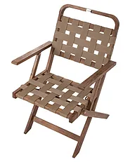 Set of 2 Garden Chairs MILZANO Acacia Wood Brown_1156067