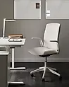 Bürostuhl CAPTAIN Stoff Hellbeige