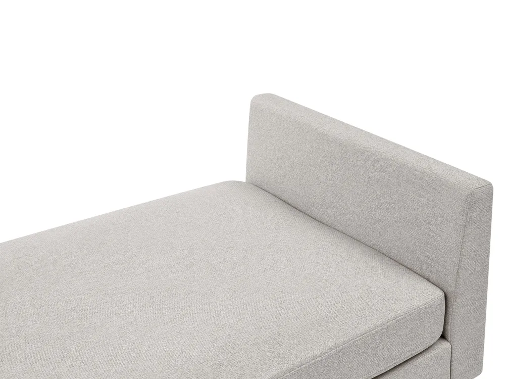 Chaiselongue ARCHIANE Stoff Hellgrau_1037488