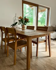 Gartenmöbel Set 4-Sitzer FORNELLI Akazienholz Braun_883431