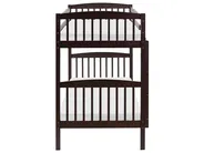 Hochbett mit Schubladen REVIN Kiefernholz Dunkelbraun 90 x 200 cm_877021