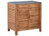 Outdoor-Küchenschrank BRUCOLI Braun Akazienholz