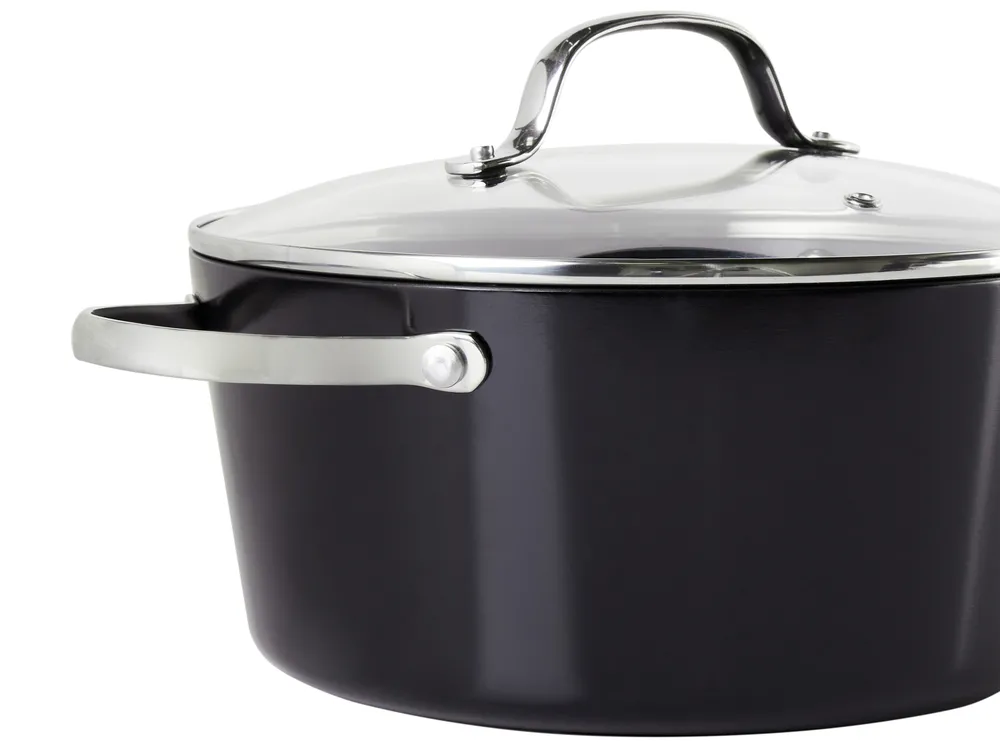 Kochgeschirr-Set 10-teilig ELITE PRO Schwarz_977309