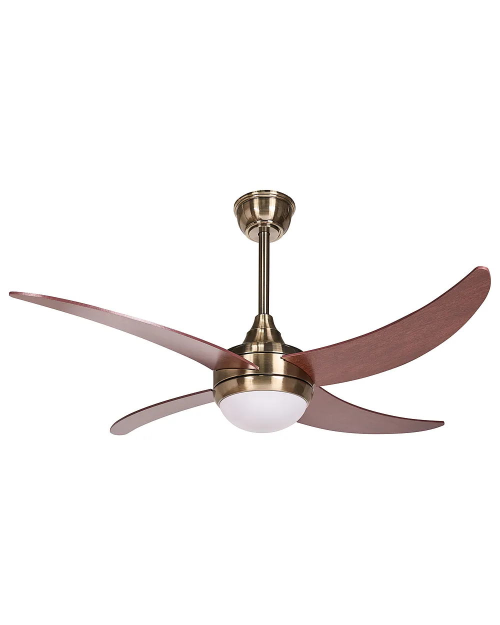 Ceiling Fan with Light CHACANA with Remote LED Brass