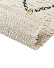 Teppich TEZPUR Beige 160 x 230 cm Baumwolle_839314