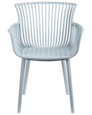 Set of 4 Garden Chairs PESARO Light Blue_998558