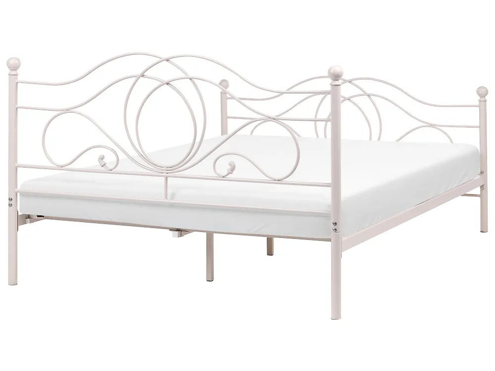 Bed Metaal LYRA 160 x 200 cm Lichtbeige_1162027