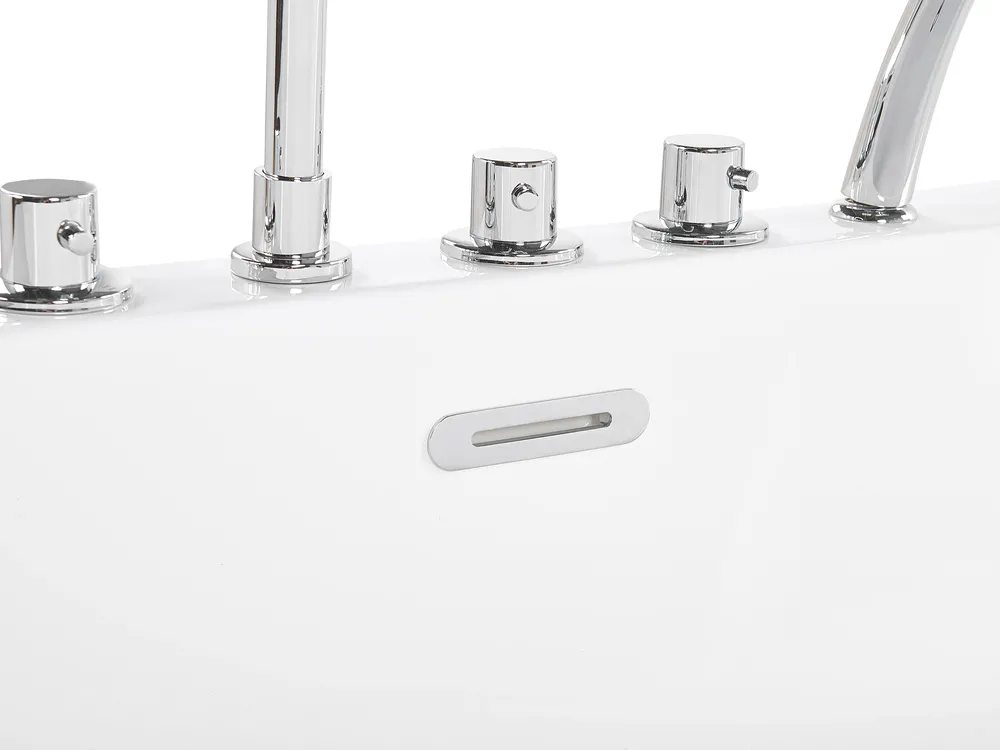 Freistehende Badewanne ROTSO 170 x 80 cm Weiß_775668