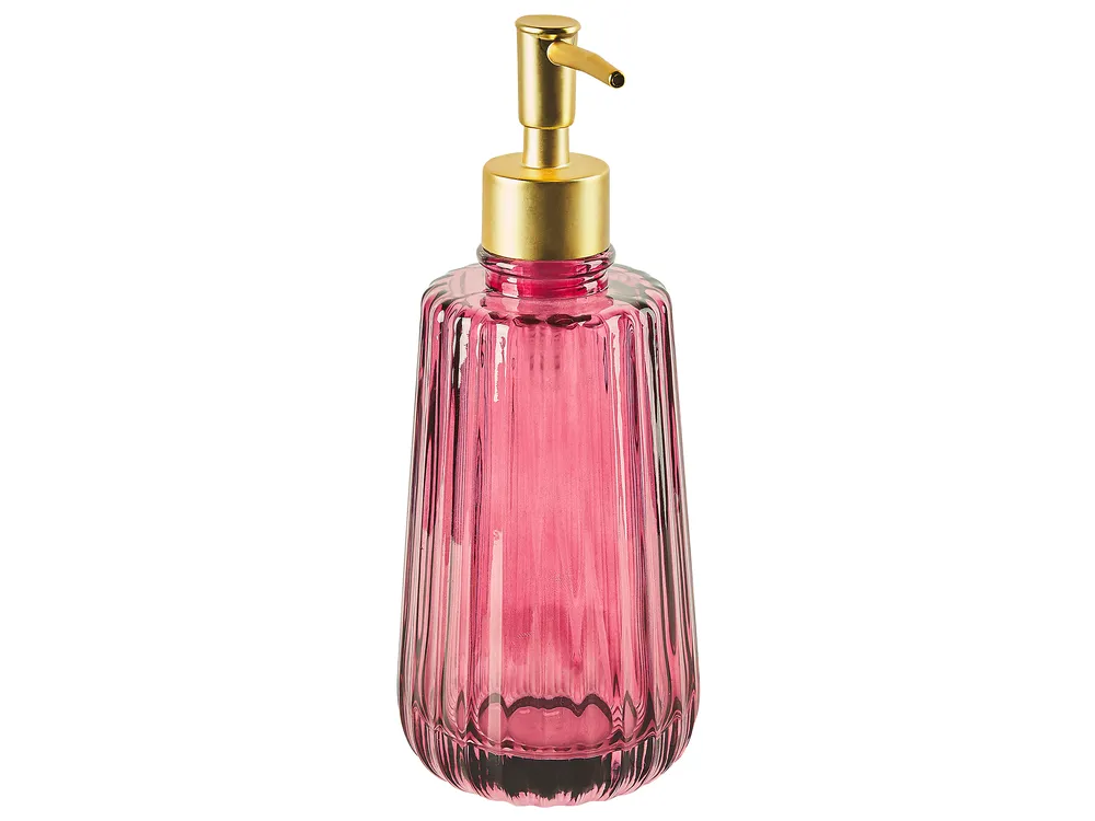 Set de 4 accessoires de salle de bain CARDENA Verre Rose_825307
