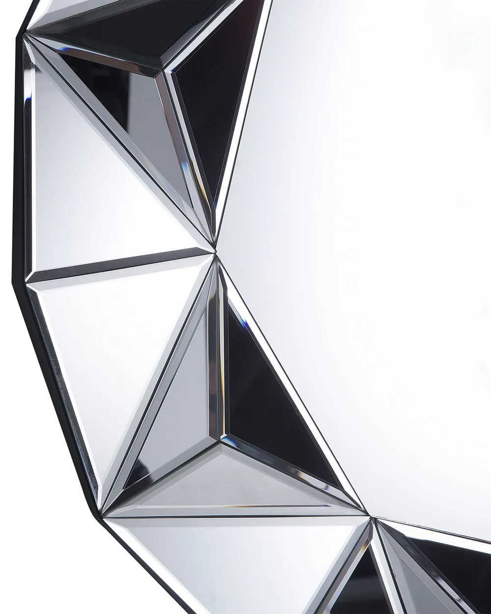 Wandspiegel HABAY 70 cm 70 cm Silber_707041