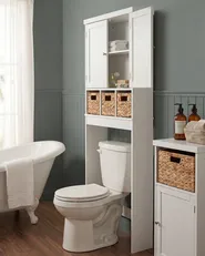 Bathroom Cabinet PACLLON 65 cm White_1109986