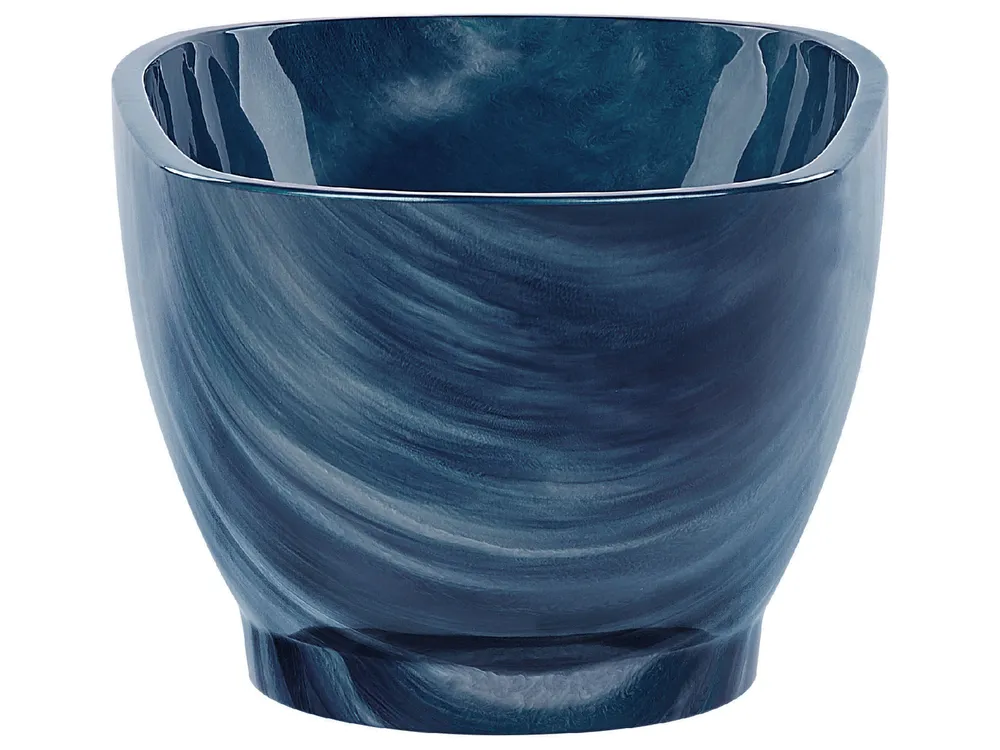 Freistehende Badewanne RIOJA 170 x 80 cm Marineblau_807822