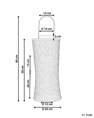 Laterne MACTAN 58 cm Bambus Naturfarben_873501