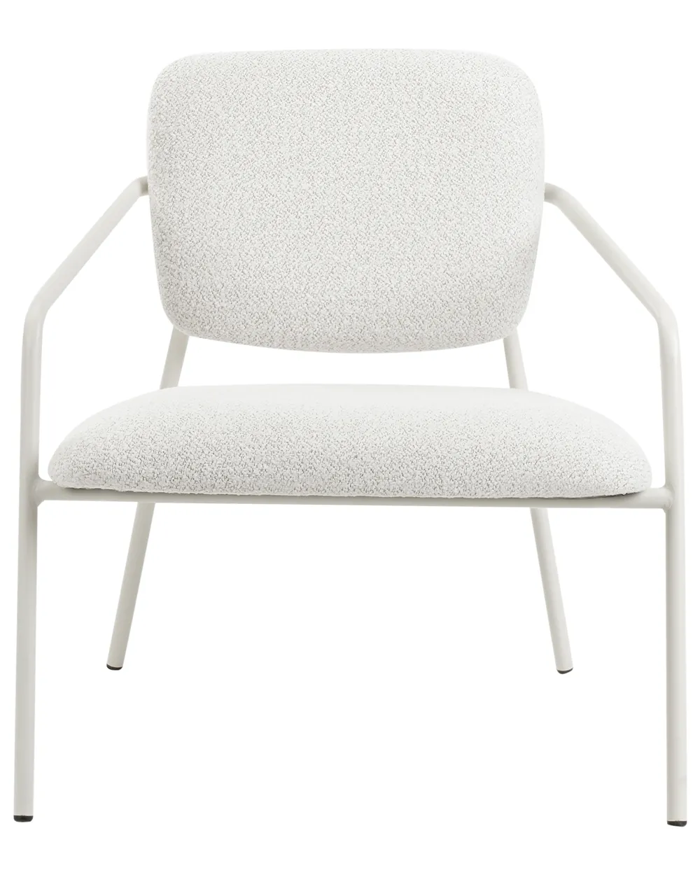 Set of 2 Armchairs LOA Fabric Off-White_1012533