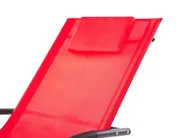 Schaukel-Sonnenliege CARANO II Metall Rot_812638