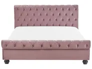 Vodeni krevet Samet AVALLON 160 x 200 cm Ružičasta_846757