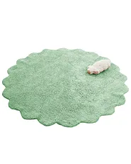 Kids Rug ANEGUNDI  Green ø 120 cm Cotton with Cushion_1135029