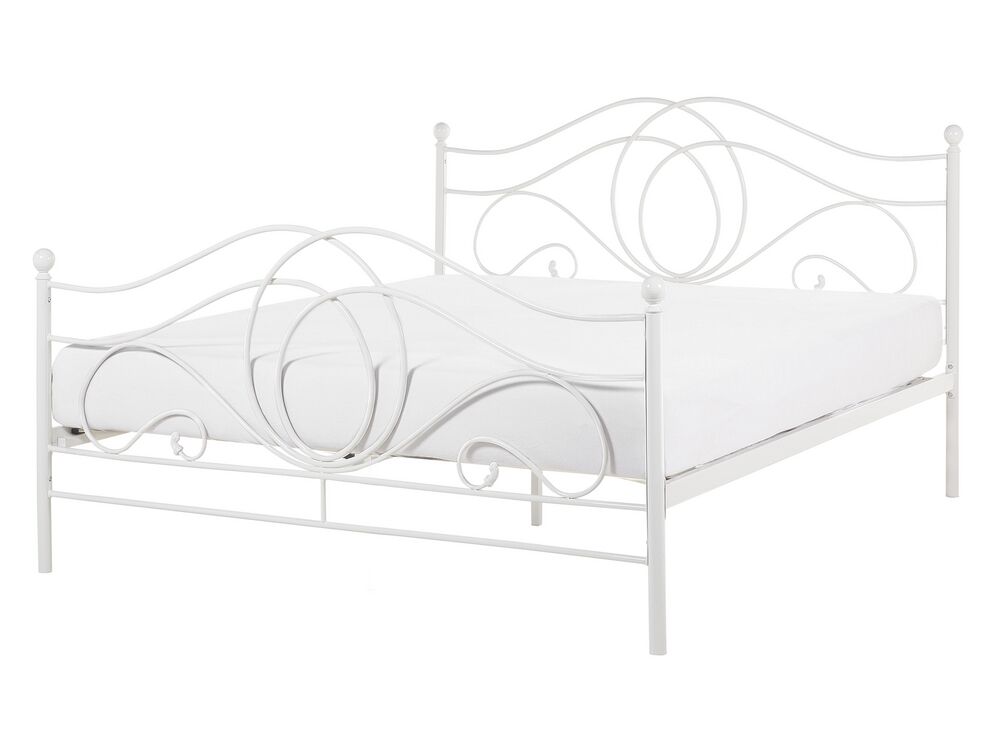Krevet Metal LYRA 140 x 200 cm Bijeli