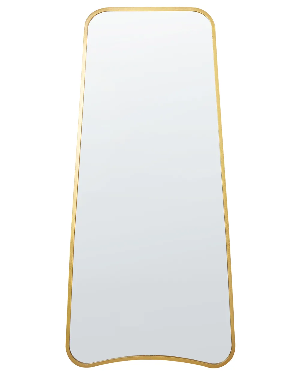 Wandspiegel LEVET 58 cm 122 cm Metall Gold
