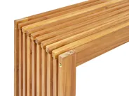 Gartenmöbel Set mit Bänken und Hockern 6-Sitzer BELLANO Akazienholz Braun_922001
