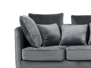 Sofa 3-Sitzer FENSTAD Samtstoff Grau_732143