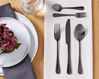 Besteckset 30-teilig FUSILLI Schwarz