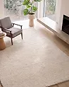Teppich KORDEA Hellbeige 160 x 230 cm Wolle