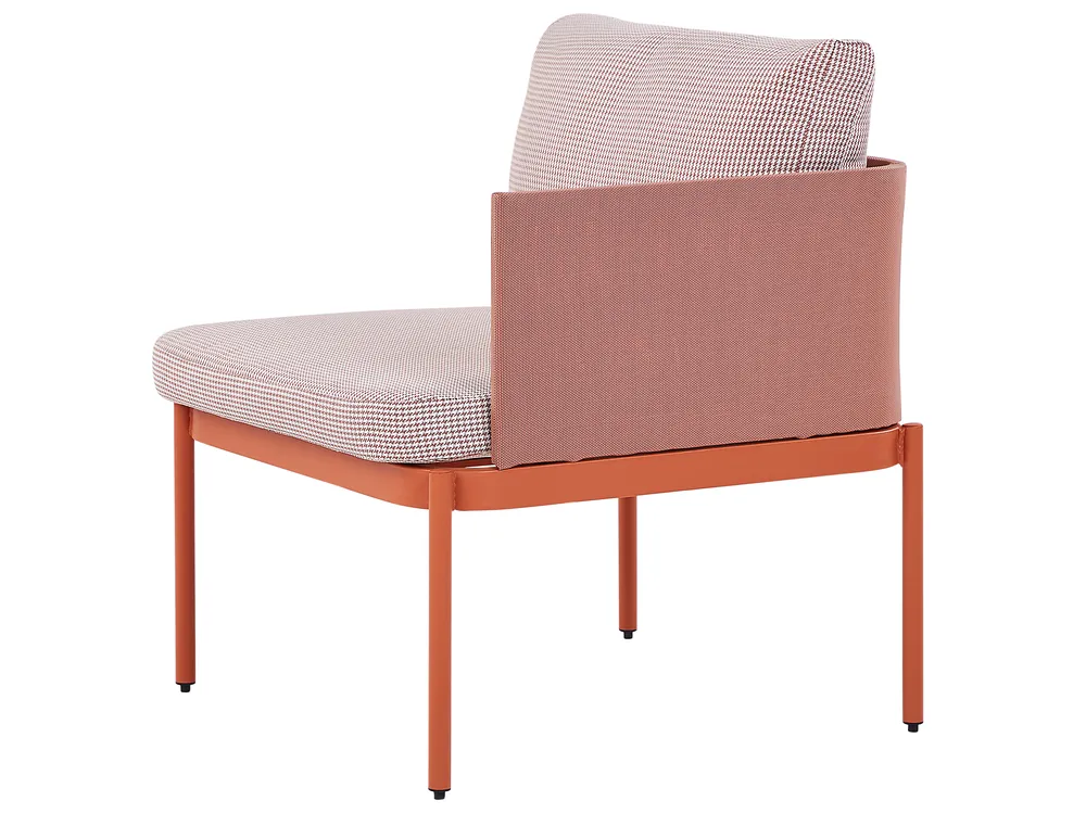 Ensemble de salon de jardin avec table 2 places TERRACINA Métal Orange_826674