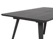 Ausziehbarer Esstisch IRVINGTON Schwarz 160/200 cm 90 cm_786009