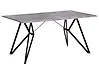 Dining Table BUSCOT Grey Concrete Effect 160 cm 90 cm
