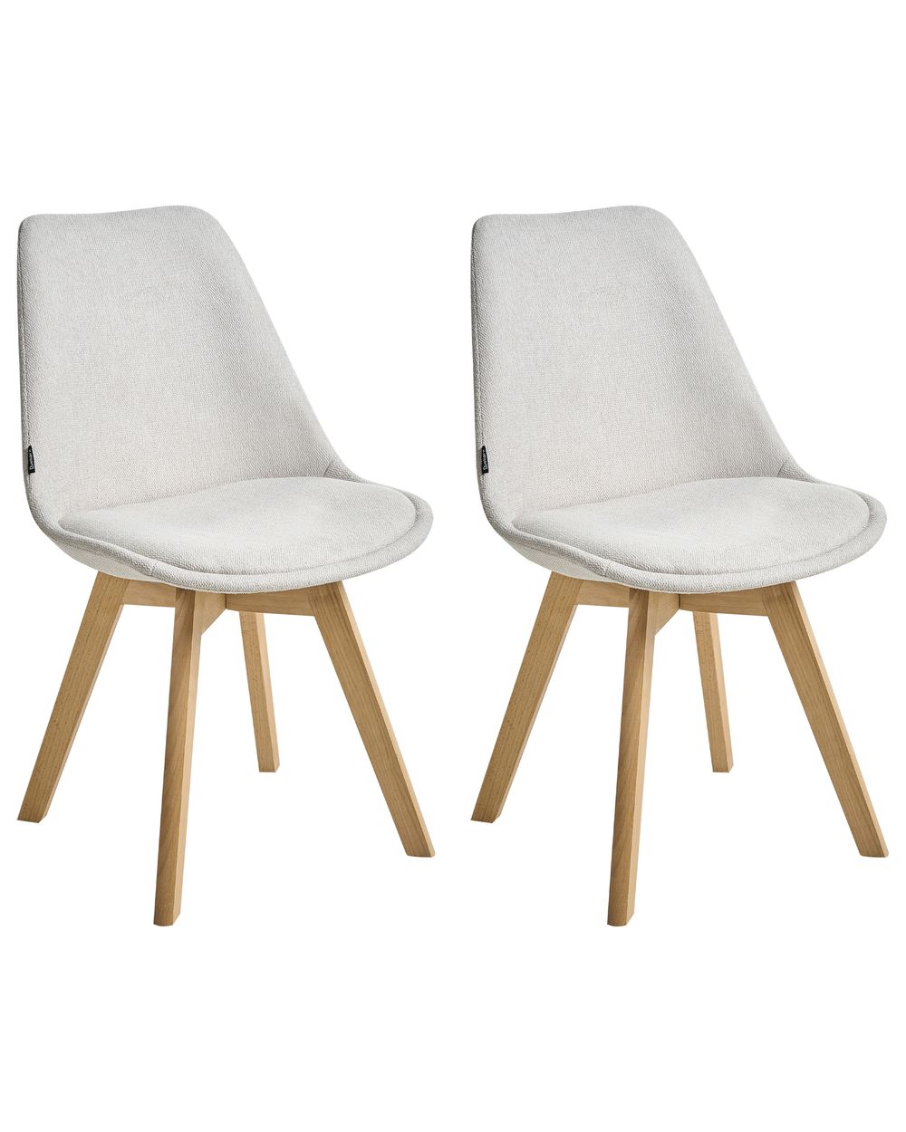 Set van 2 eetkamerstoelen DAKOTA II Gebroken wit