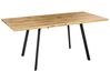 Eettafel uitschuifbaar HARLOW Bruin 140/180 cm 90 cm